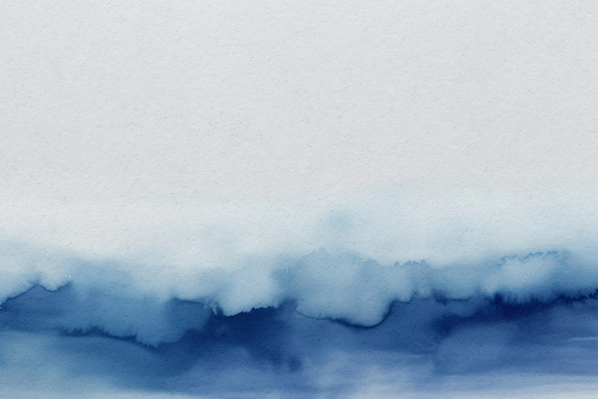A blue and white watercolor A blue and white watercolor