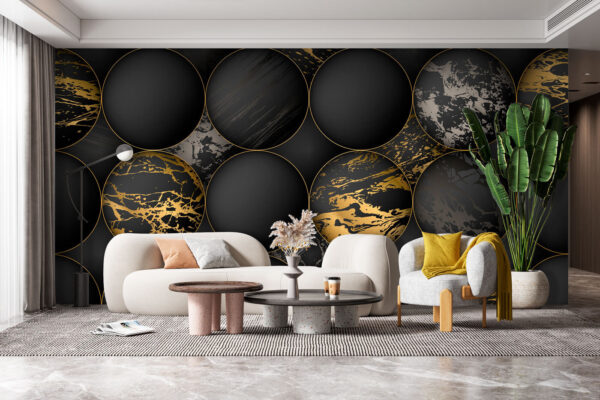 Elegáns gömbök fémes fröccsenésekkel Elegáns gömbök fémes fröccsenésekkel