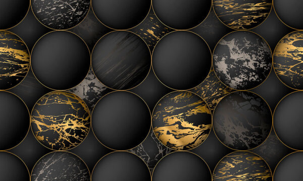 Elegáns gömbök fémes fröccsenésekkel Elegáns gömbök fémes fröccsenésekkel