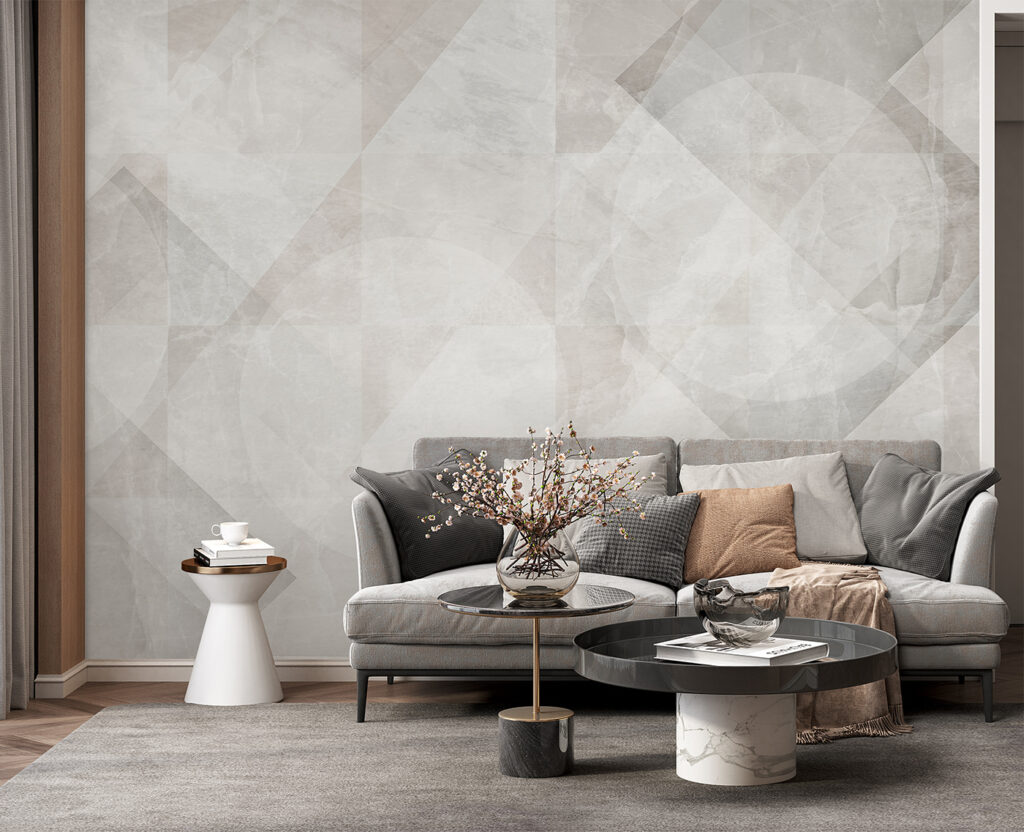 White and grey background