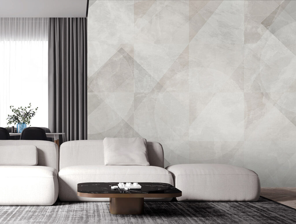 White and grey background