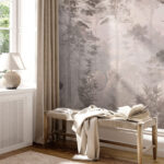 Fotótapéta Erdő fákkal és hegyekkel