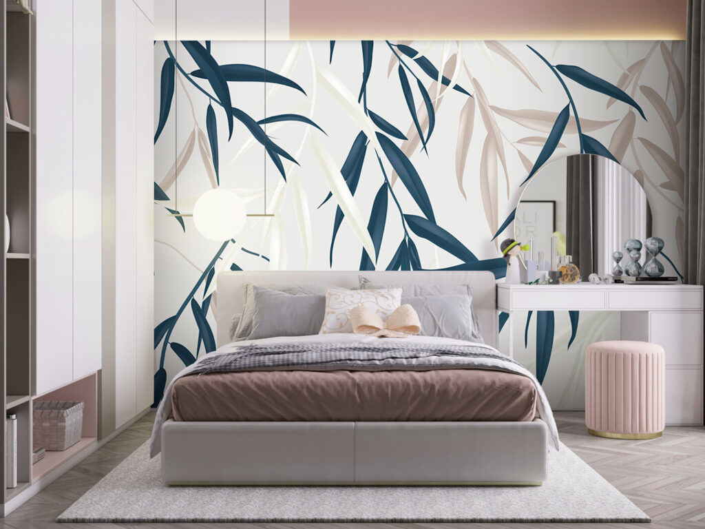 Elegant foliage in soft colors