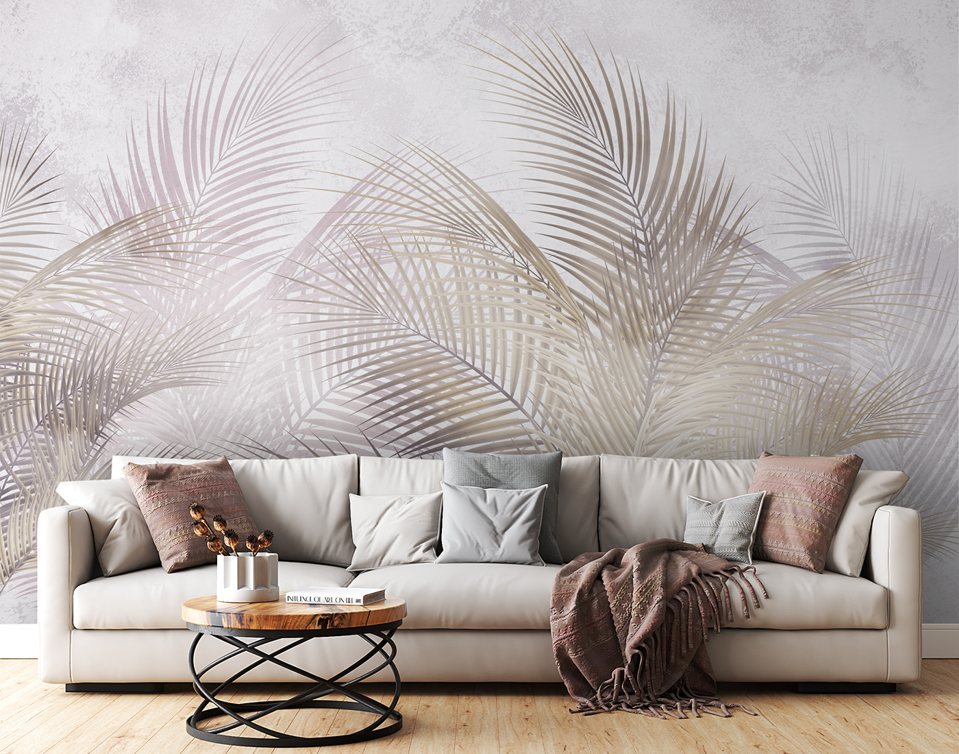 Group of palm leaves Group of palm leaves