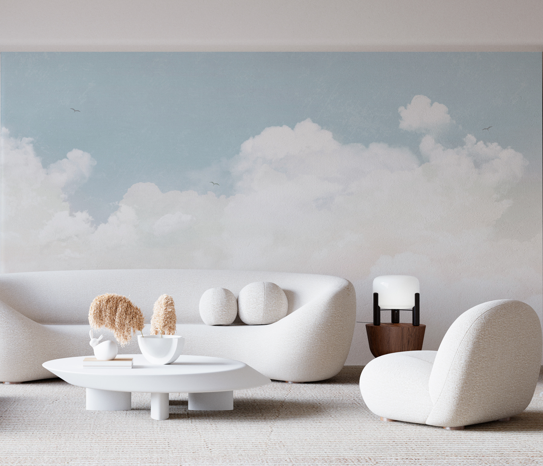 A blue sky with clouds A blue sky with clouds