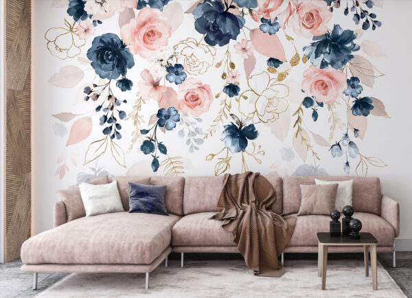 Fotótapéta Fotótapéta Finom virágkompozíció pasztellszínekben (Cikkszám: u96556)