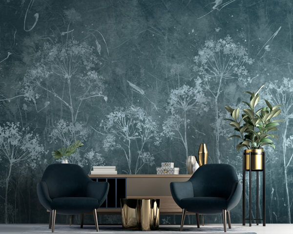 Művészi virágmintás design texturált háttéren Művészi virágmintás design texturált háttéren