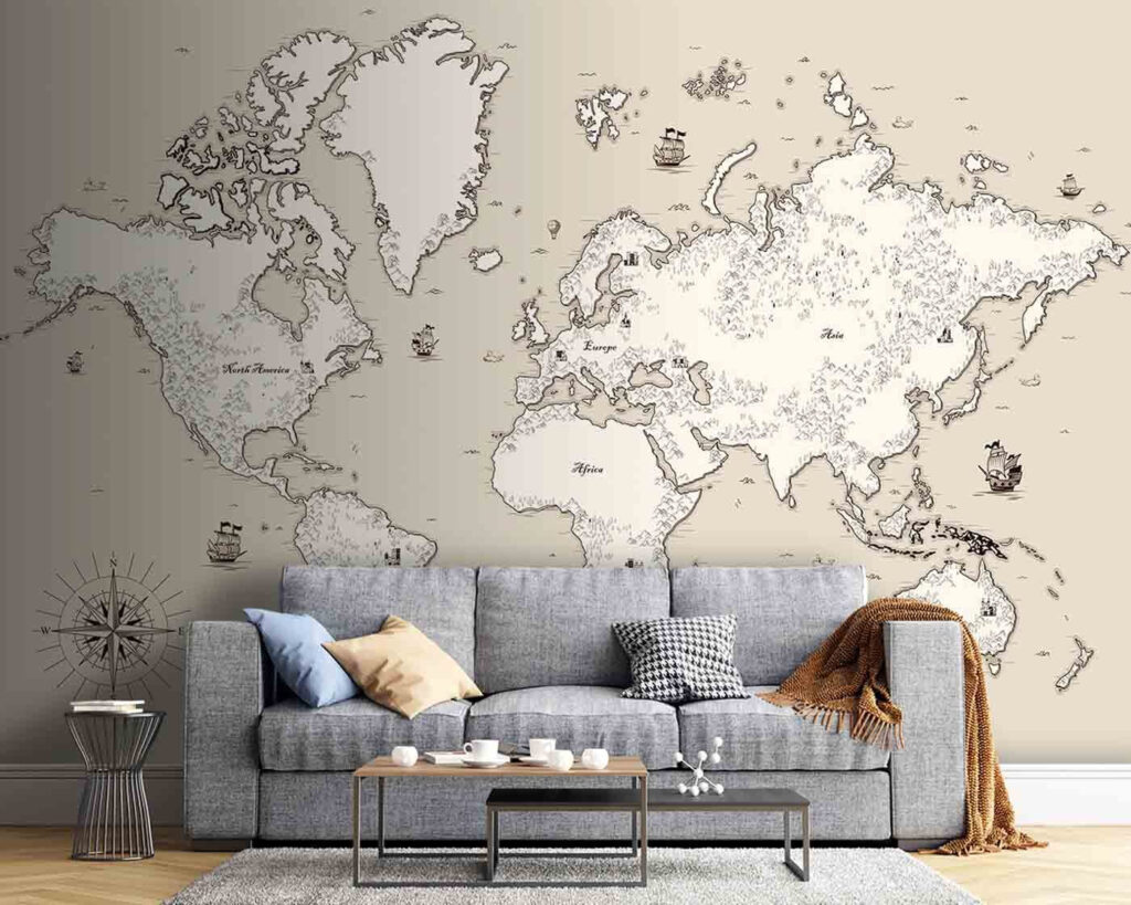 Map of the world Map of the world