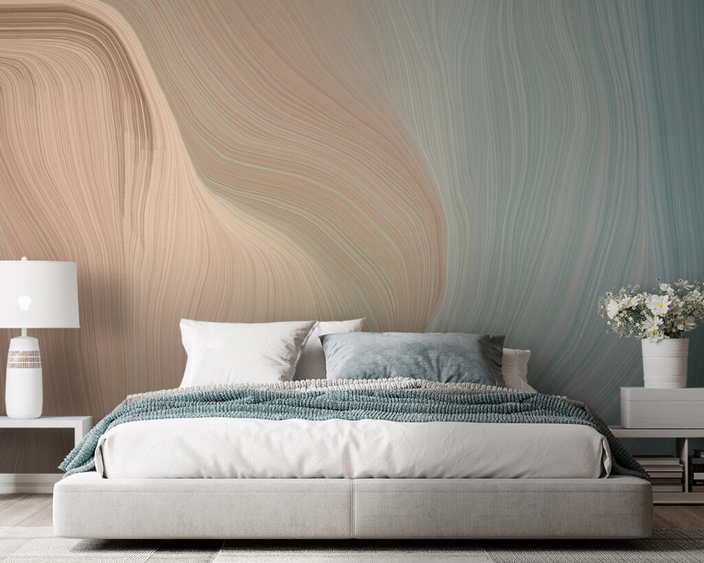 Soft waves of subtle color blends Soft waves of subtle color blends