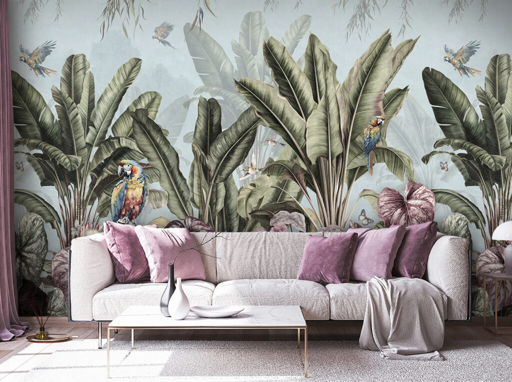 Tapéta trópusi növényekkel és madarakkal u96259pig38 1024x764 - Tapéta trópusi növényekkel és madarakkal - tegory