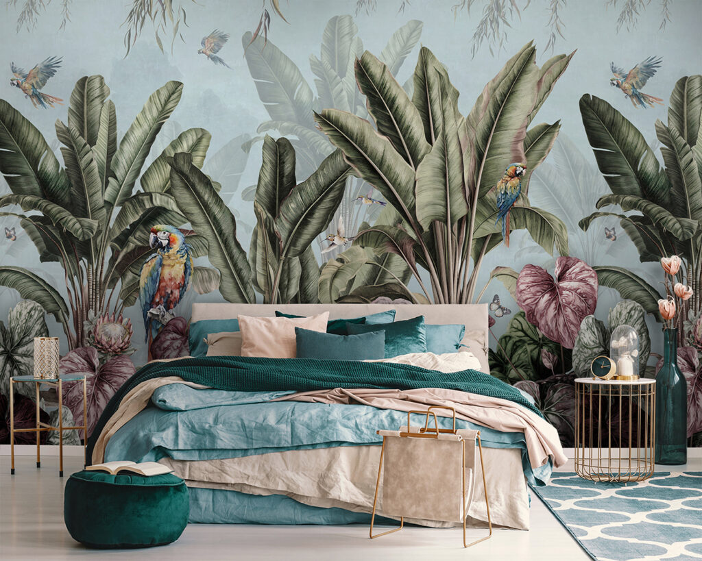 Tapéta trópusi növényekkel és madarakkal u96259pib111 1024x819 - Tapéta trópusi növényekkel és madarakkal - tegory