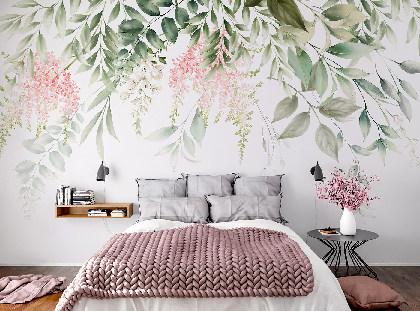 Delicate florals and lush greenery Delicate florals and lush greenery