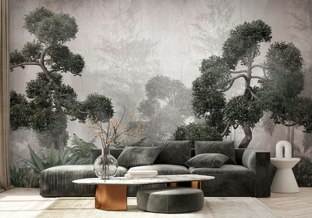 Group of trees and plants Group of trees and plants