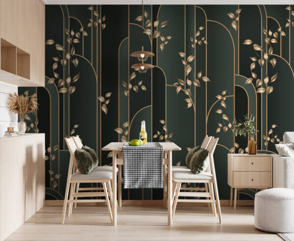 Wallpaper with leaves on it Wallpaper with leaves on it