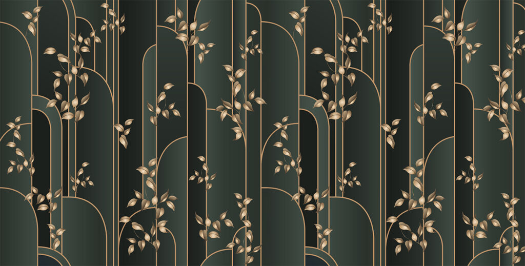 Wallpaper with leaves on it Wallpaper with leaves on it