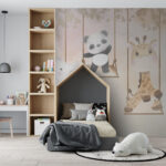 Fotótapéta Állatok csoportja hintán