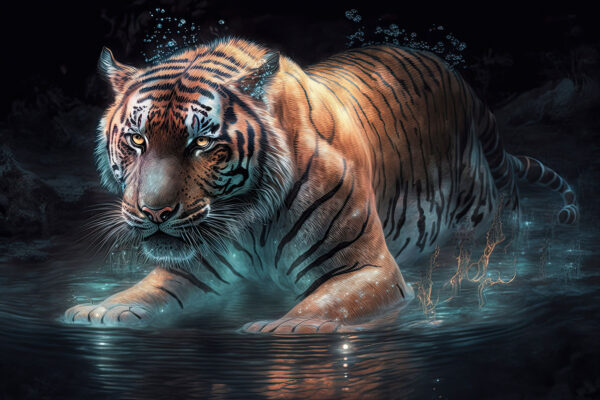 Tigris a vízben Tigris a vízben