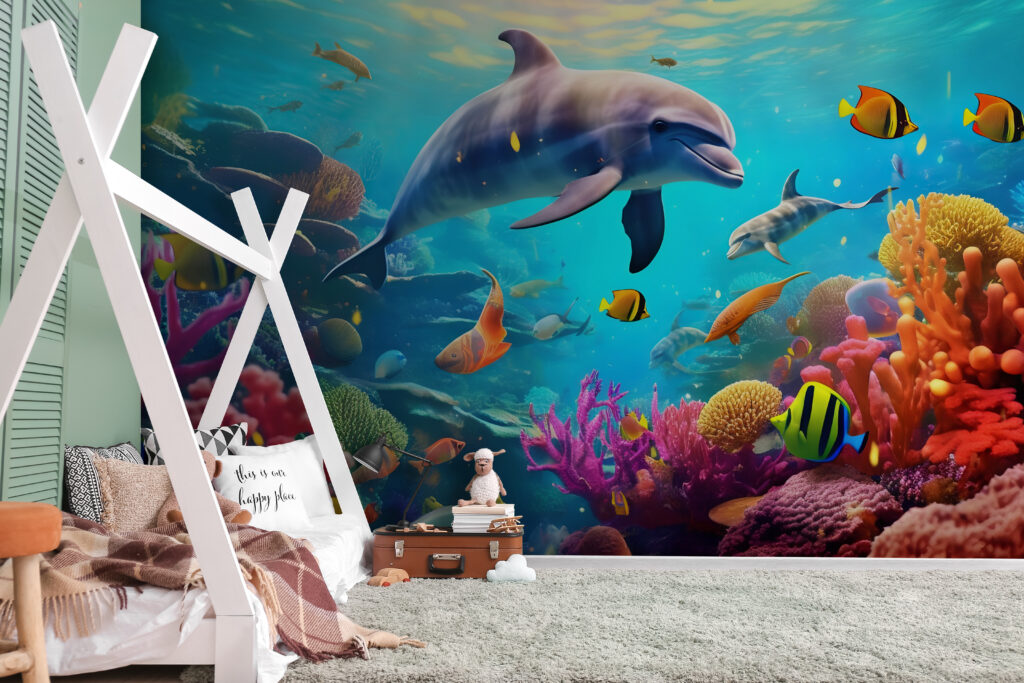 u94773pir1m 1024x683 - Delfin úszik egy korallzátonyban - tegory