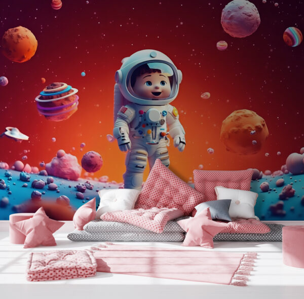 Rajzfilm egy játék űrhajósról az űrben Rajzfilm egy játék űrhajósról az űrben