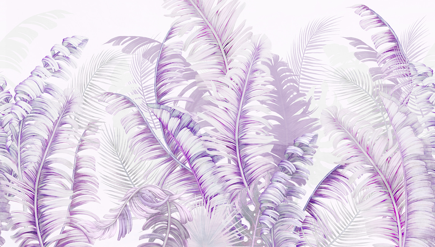 Delicate purple fern pattern design Delicate purple fern pattern design