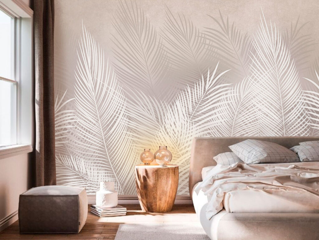 White feathers on a gray background White feathers on a gray background