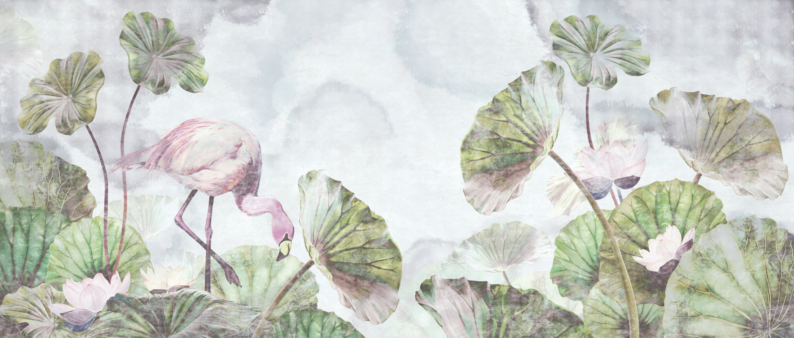 u94357p - Flamingó és levelek - tegory