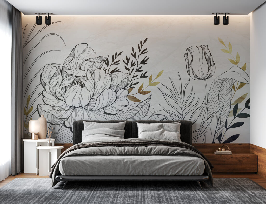 Drawing of a flower Drawing of a flower