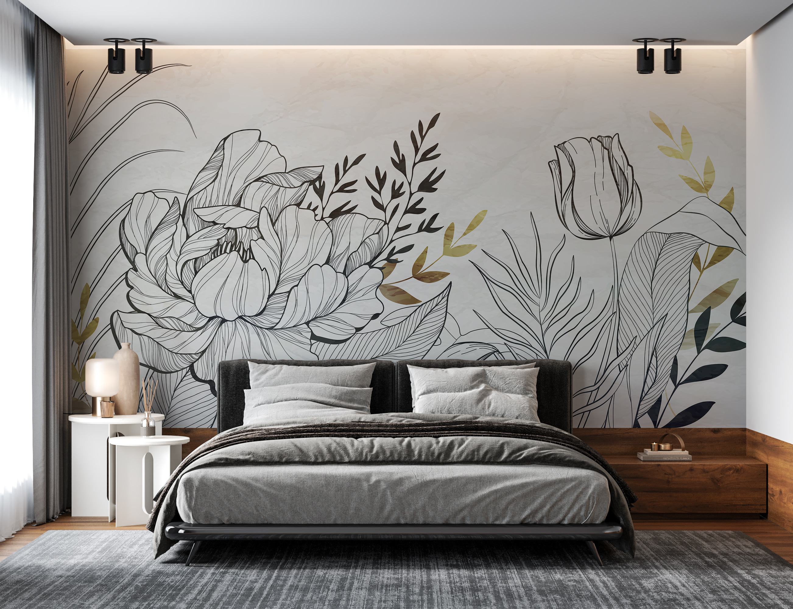 Drawing of a flower Drawing of a flower