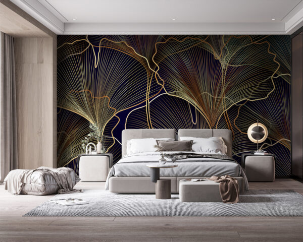Elegáns botanikai vonalas művészeti design Elegáns botanikai vonalas művészeti design