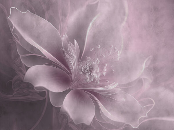 Delicate flower in soft pastel hues Delicate flower in soft pastel hues