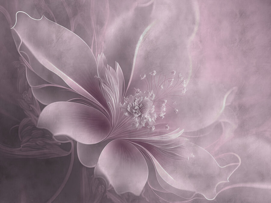Delicate flower in soft pastel hues Delicate flower in soft pastel hues
