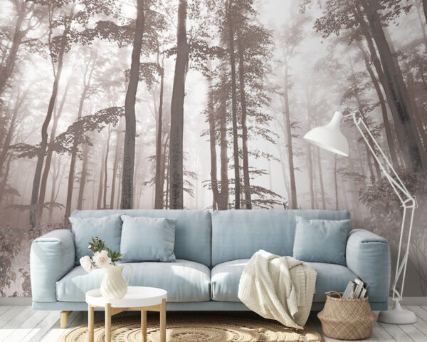 Szarvasok csoportja az erdőben Szarvasok csoportja az erdőben