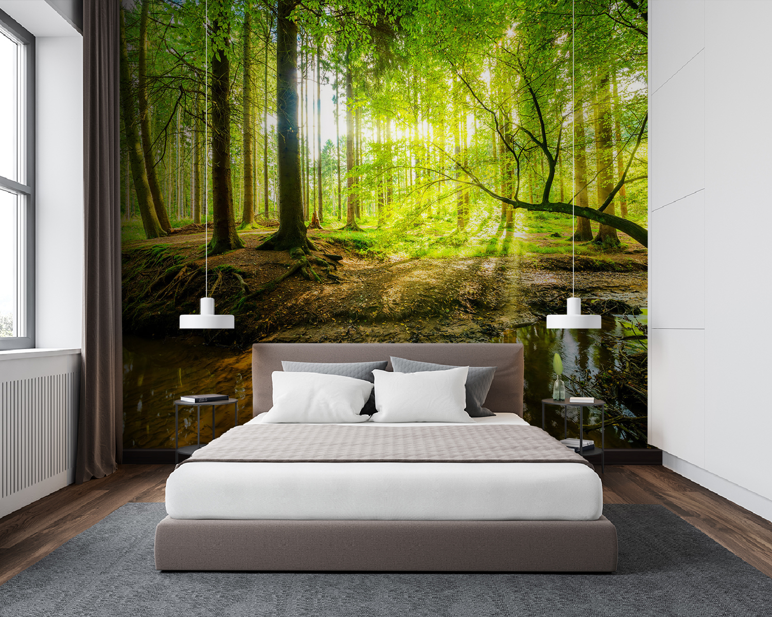 Stream in a forest Stream in a forest