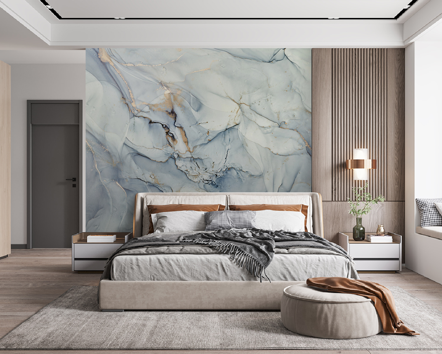 Soft hues in fluid abstract art Soft hues in fluid abstract art