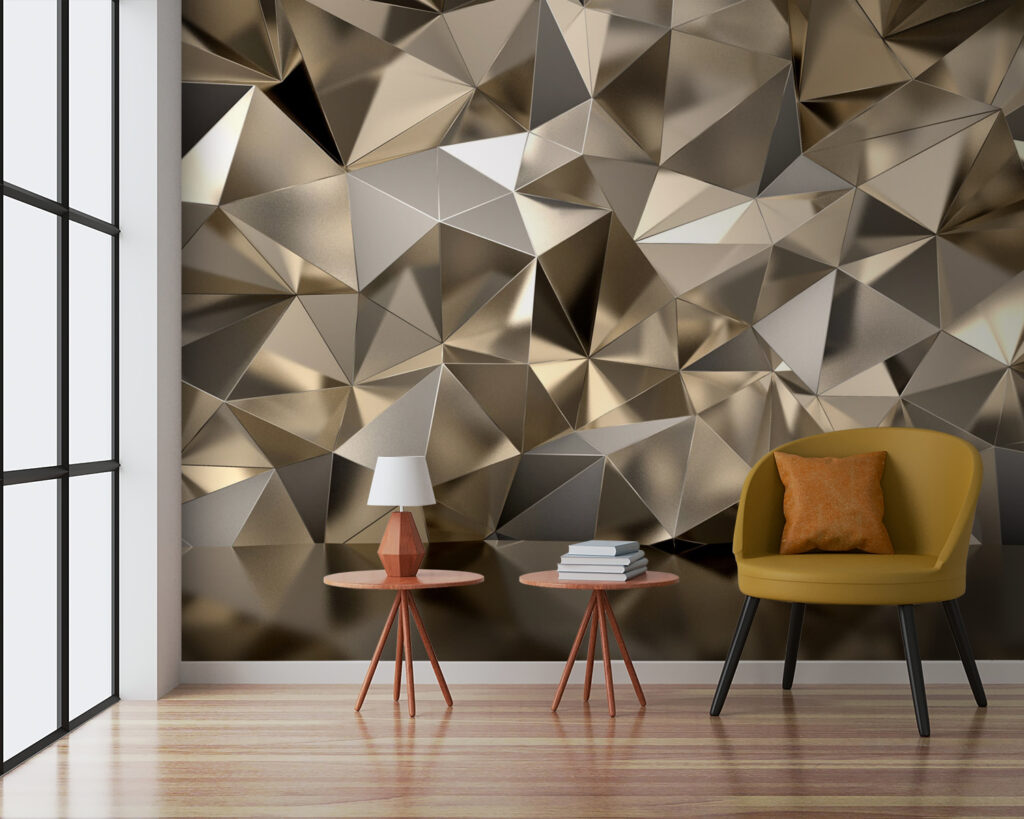 Textured geometric pattern in neutral tones