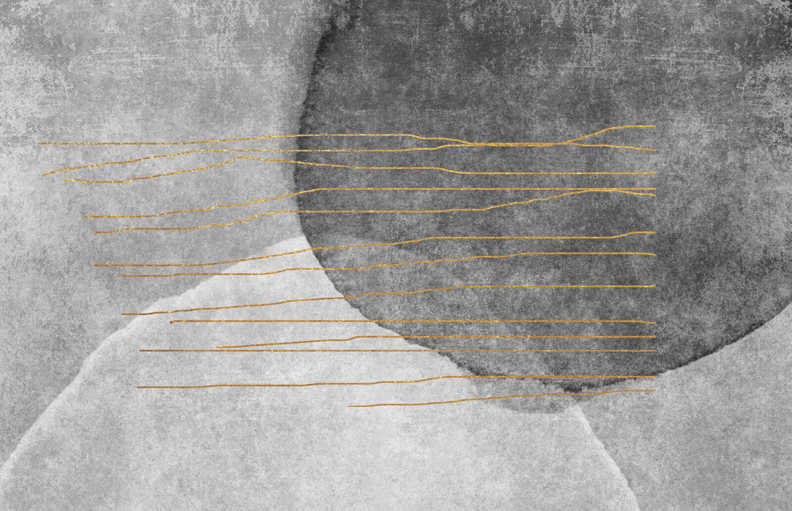 Grey and white painting with orange lines Grey and white painting with orange lines