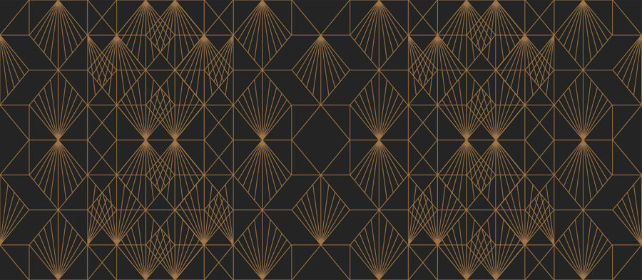 Elegáns geometriai mintázatú fémes mintázat