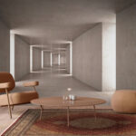 Fotótapéta Hosszú folyosó, ahol fény szűrődik át