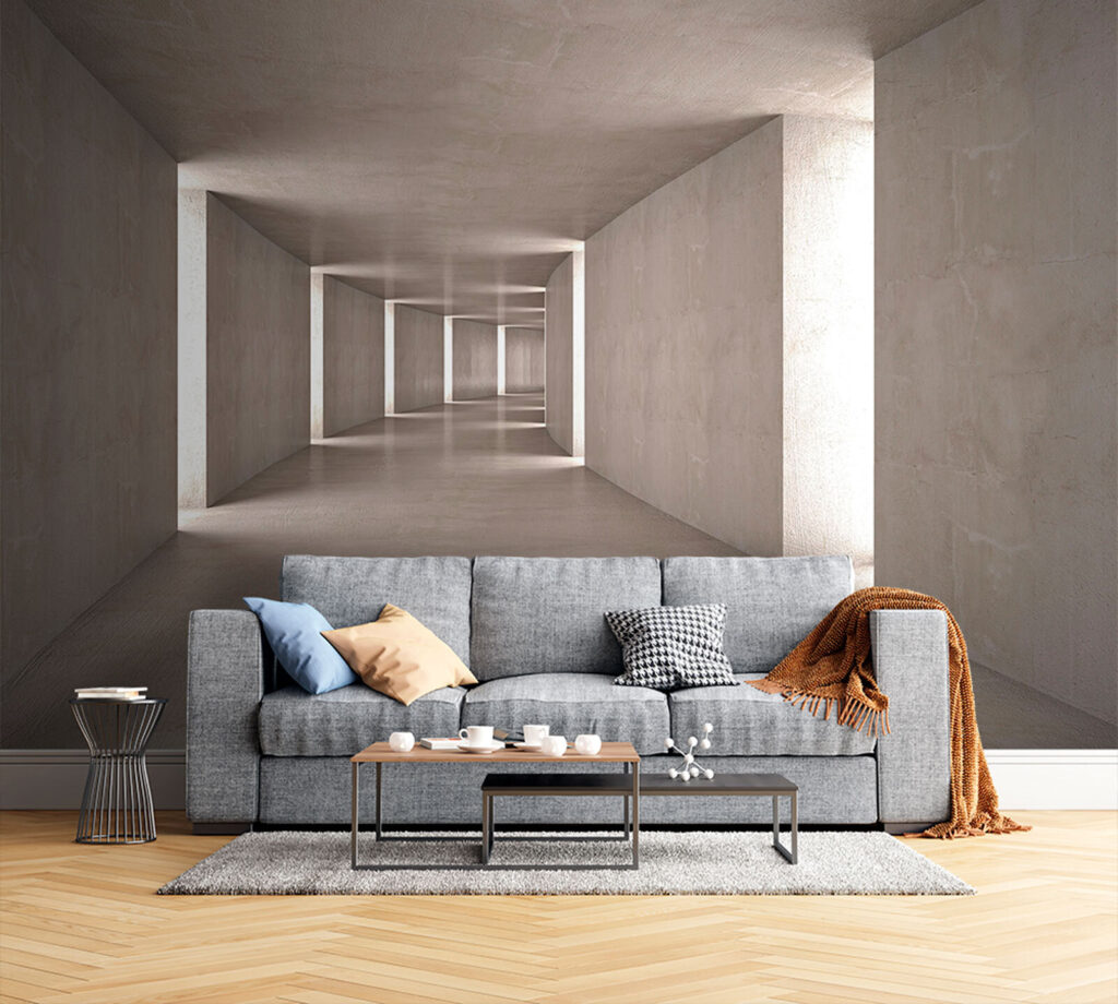 Long hallway with light coming through Long hallway with light coming through