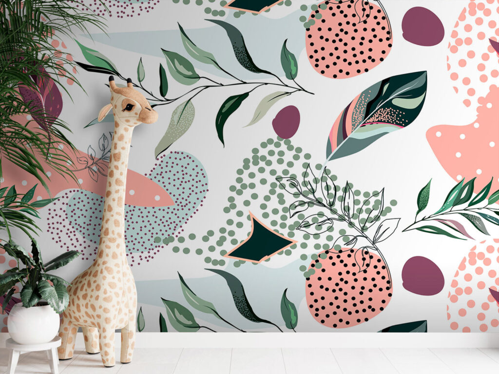 Pattern of leaves and fruits Pattern of leaves and fruits