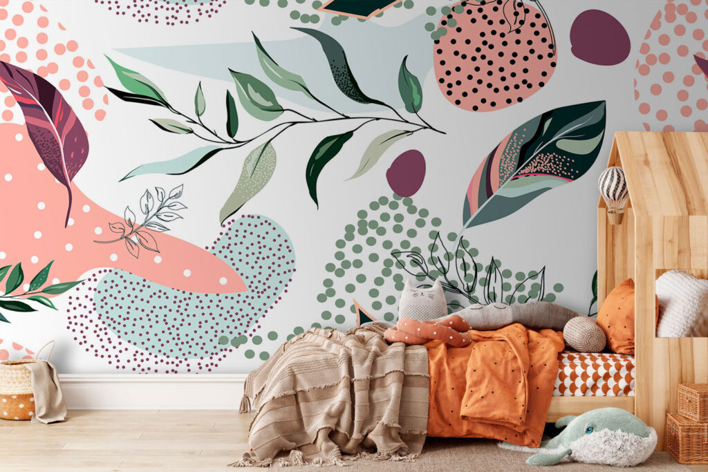 Pattern of leaves and fruits Pattern of leaves and fruits