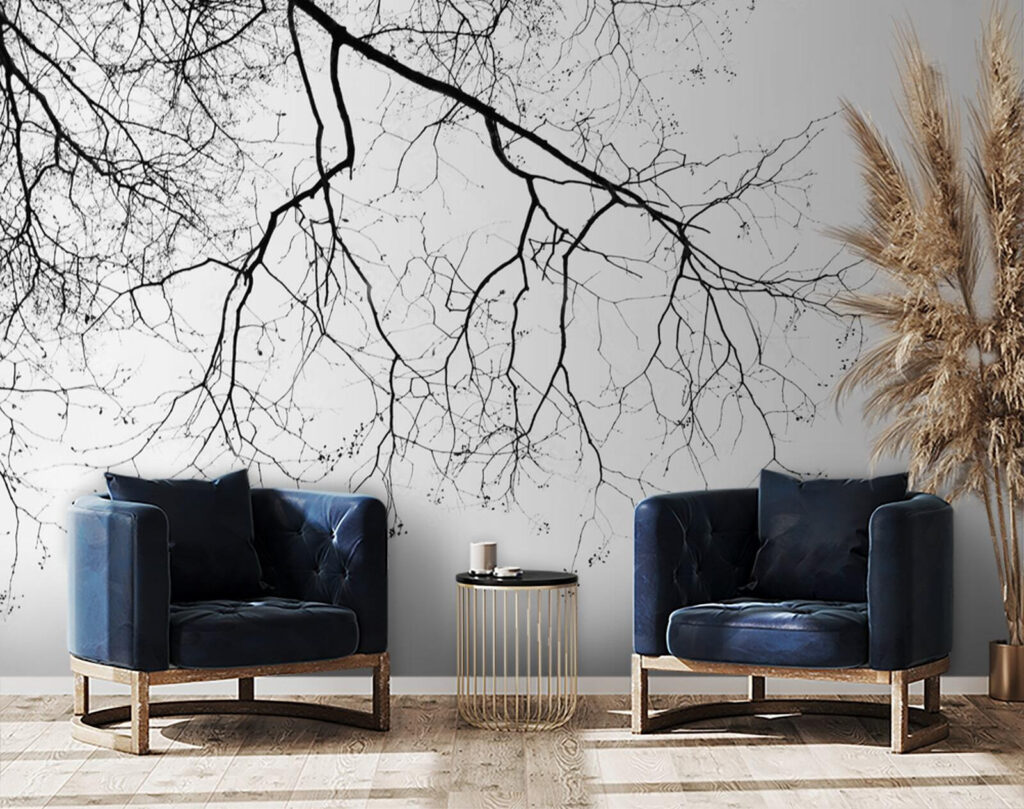 Tree branch with no leaves