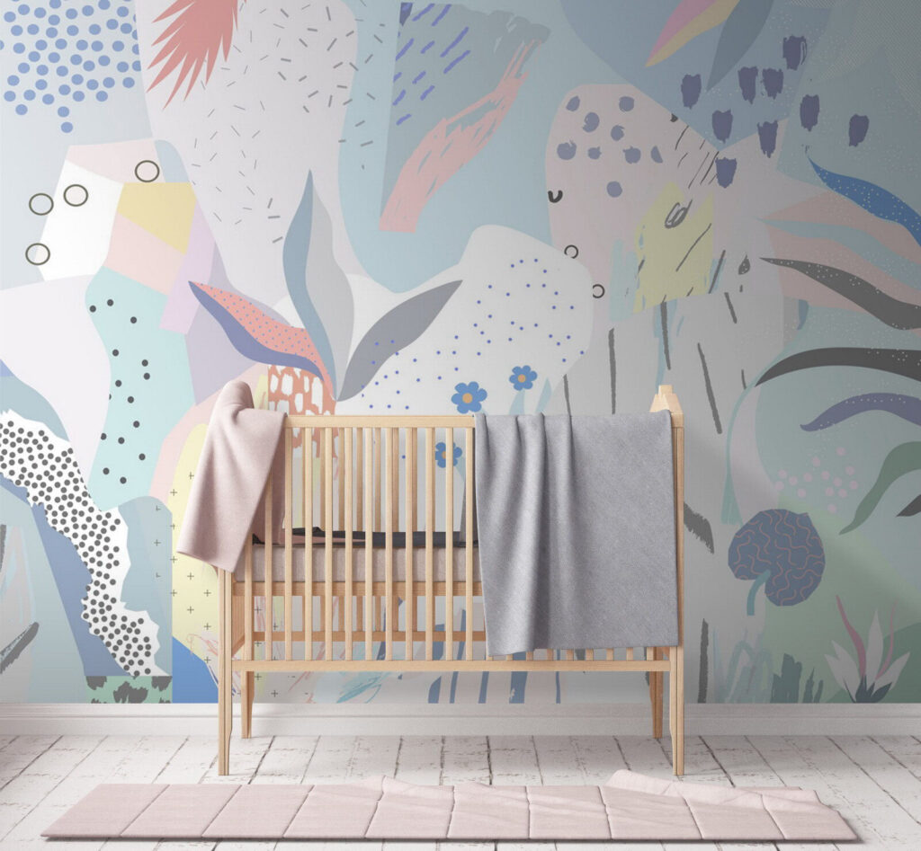 Colorful art with different shapes and colors Colorful art with different shapes and colors