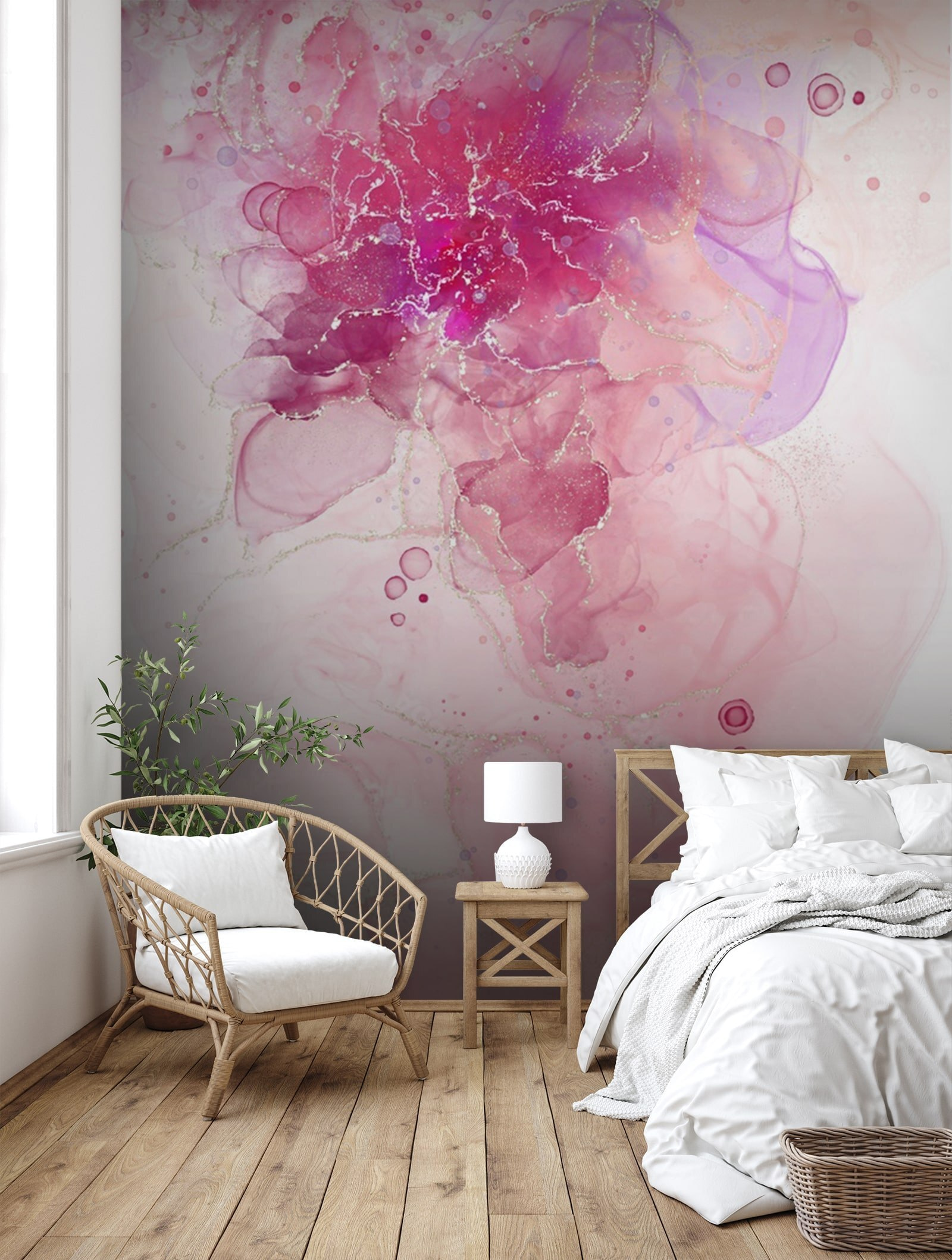 Rózsaszín és lila virág u71845pib1m - Rózsaszín és lila virág - tegory