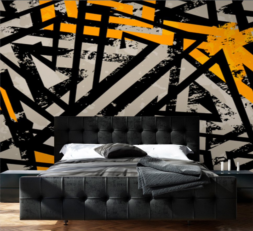 Black and yellow pattern Black and yellow pattern