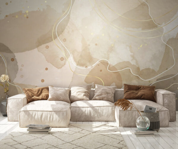 Warm abstract tones and gentle lines