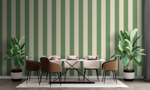 Green and beige striped background Green and beige striped background