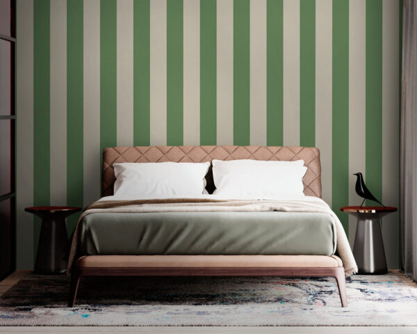 Green and beige striped background Green and beige striped background