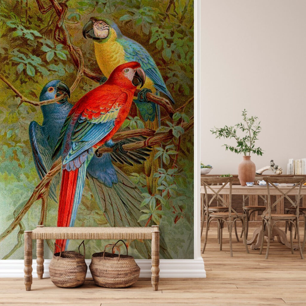 u71620piq1 1024x1024 - Színes madarak csoportja egy faágon - tegory