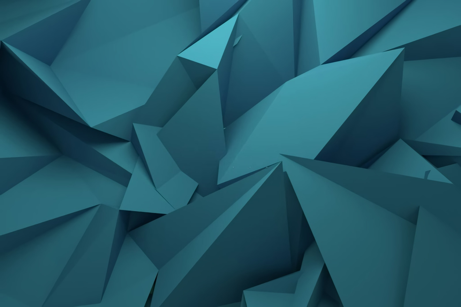 Blue polygonal shapes Blue polygonal shapes